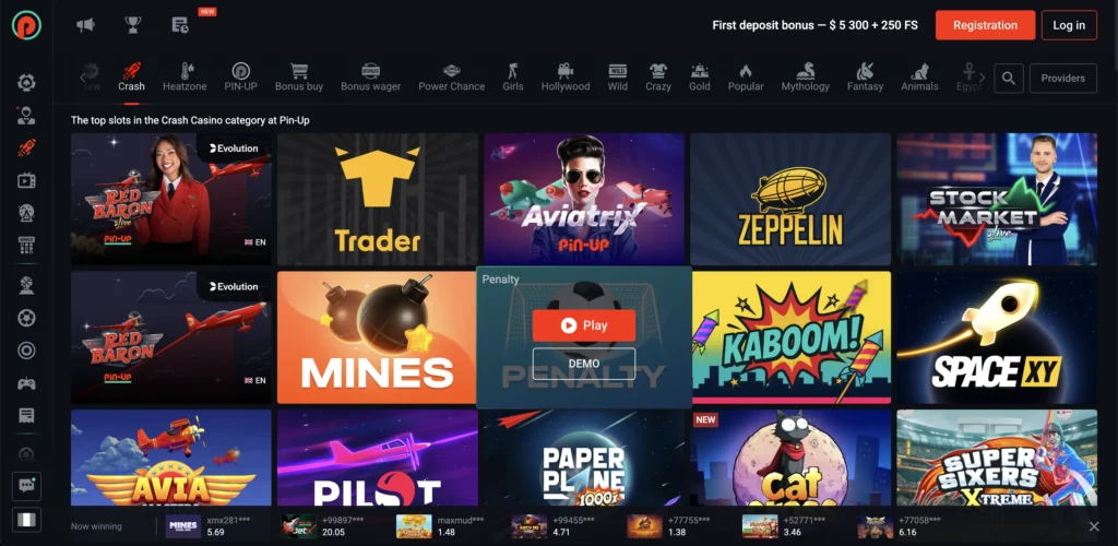 pin-up casino library